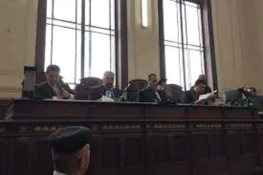 هيئة المحكمة برئاسة المستشار محمد محجوب العباسى