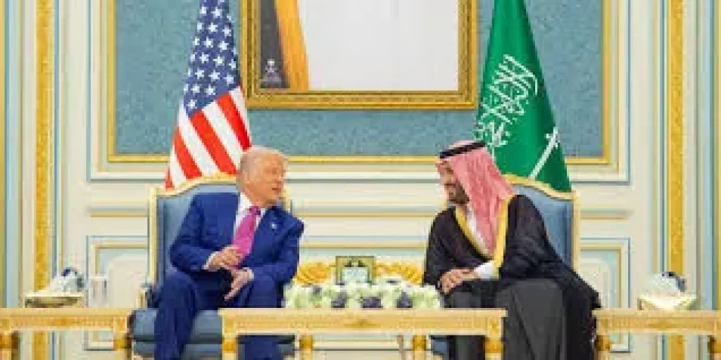 ترامب وولي العهد السعودي 