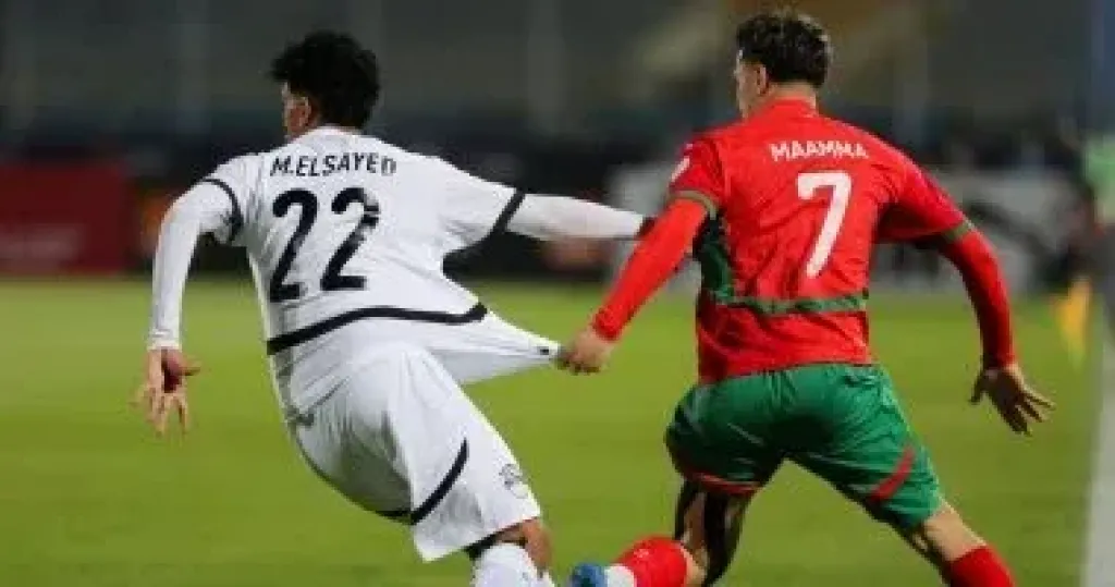 منتخب الشباب ضد المغرب