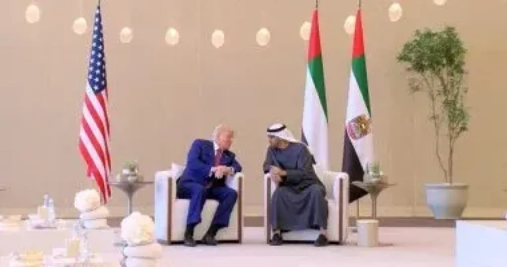 ترامب ومحمد بن زايد 