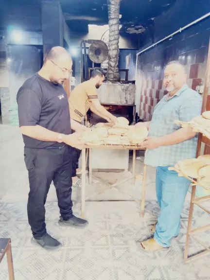 جانب من المعاينة