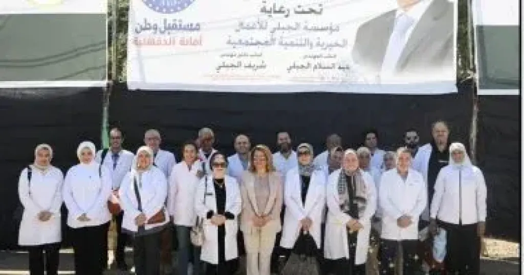 قافلة طبية من المركز القومى للبحوث