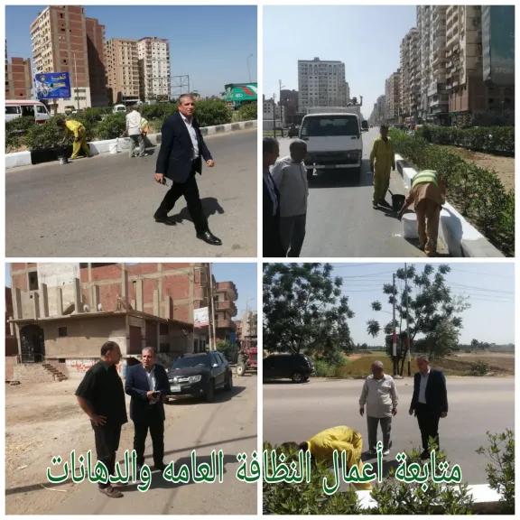 جانب من اعمال النظافة 