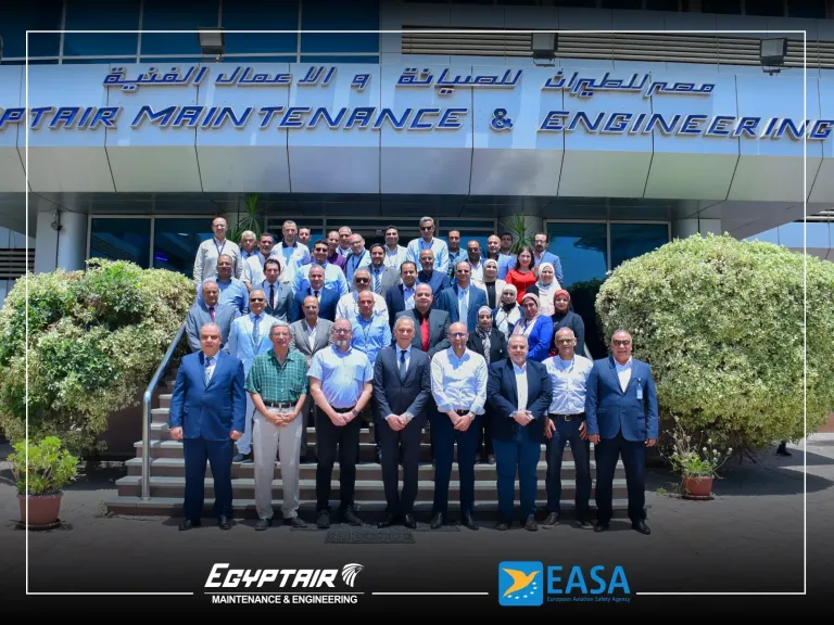 مصر للطيران للصيانة تجتاز تفتيش EASA