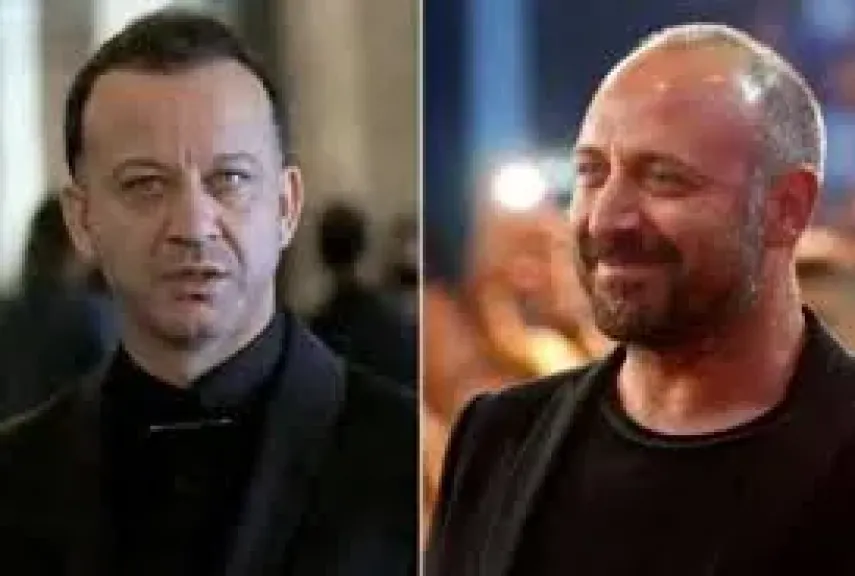 الممثلان رضا كوجا أوغلو وخالد إرغنتش