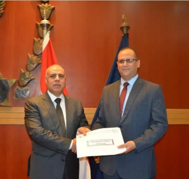 اللواء صبري عزب، مساعد الوزير ومدير أمن سوهاج والعميد طارق أبو سديرة 