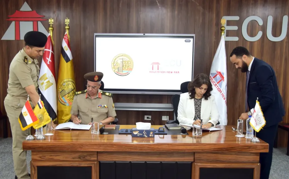الهيئة الهندسية للقوات المسلحة توقع بروتوكول تعاون مع الجامعة المصرية الصينية 