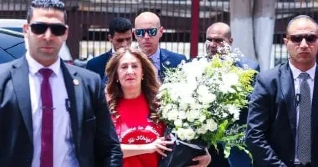 السفيرة الأمريكية ‏بالقاهرة