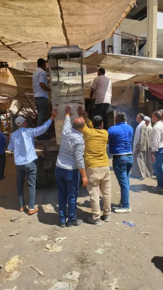 جانب من الاشغالات
