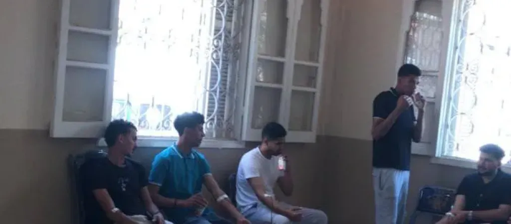 جانب من التبرع بالدم 