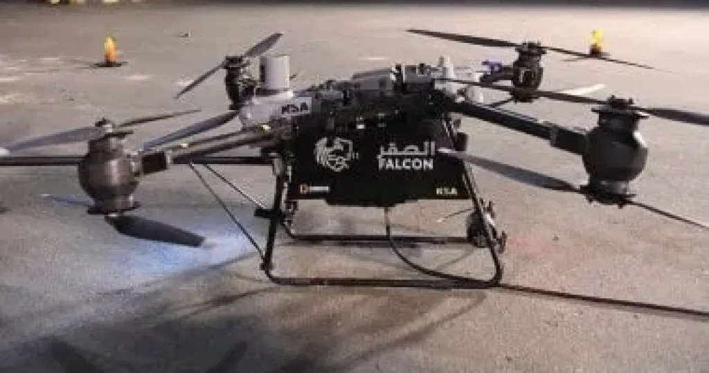 طائرة الدرون صقر لخدمة الحجاج