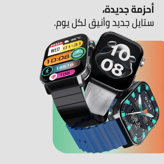 أول ساعة ذكية بسوار ذهب
