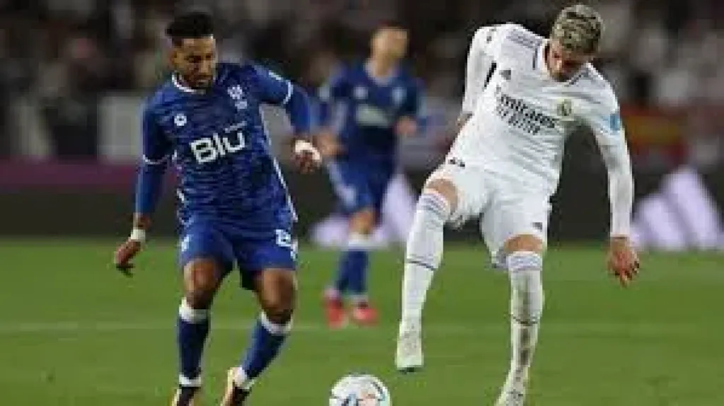 جانب من مباراة سابقة بين ريال مدريد والهلال
