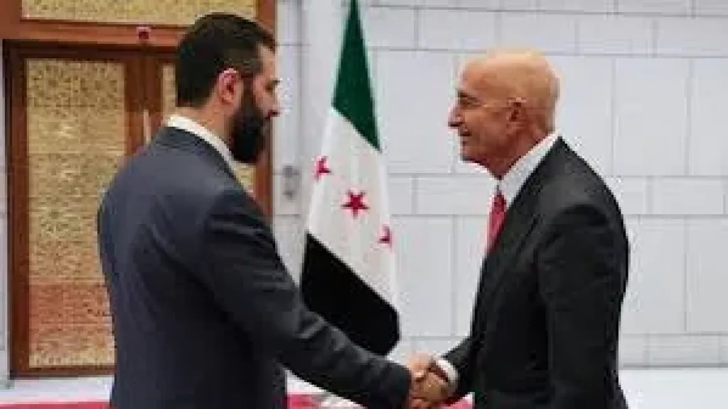مبعوث الرئيس الأمريكي والشرع 