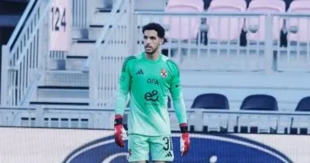 مصطفى شوبير حارس مرمى فريق الأهلى