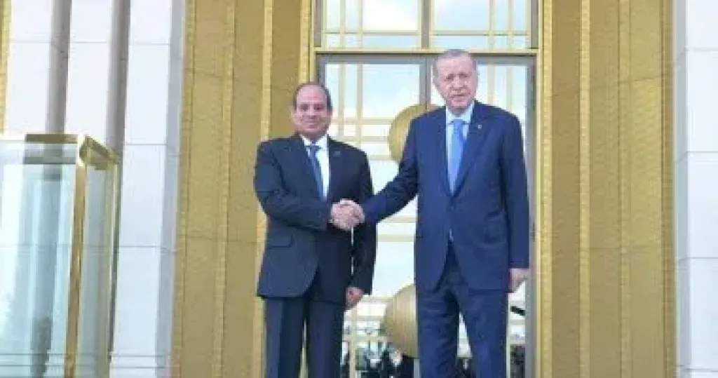 الرئيس عبد الفتاح السيسي والرئيس التركي رجب طيب أردوغان