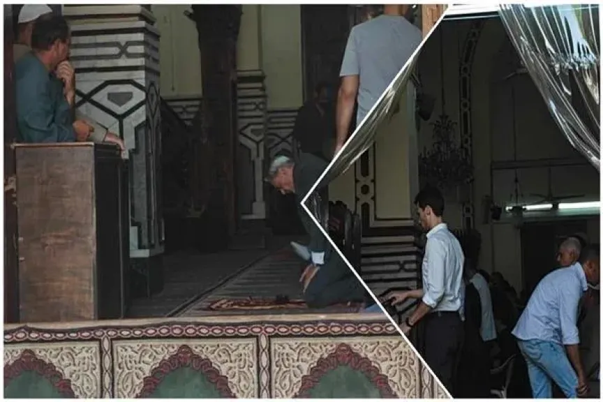صلاه جنازه نجل الموسيقار صلاح الشرنوبي