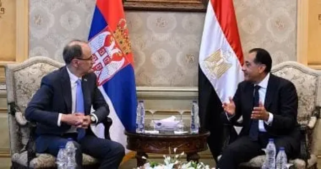 رئيس الوزراء يستقبل رئيس وزراء صربيا