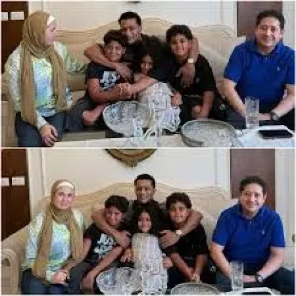 محمد رمضان ونجله علي