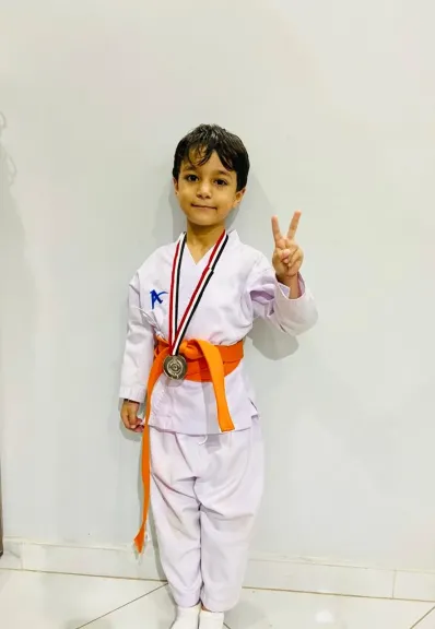  اللاعب الصغير حازم محمد عبد الناصر
