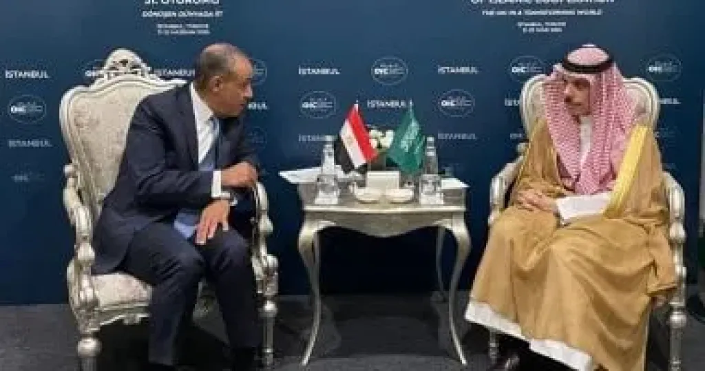 بدر عبد العاطى وفيصل بن فرحان