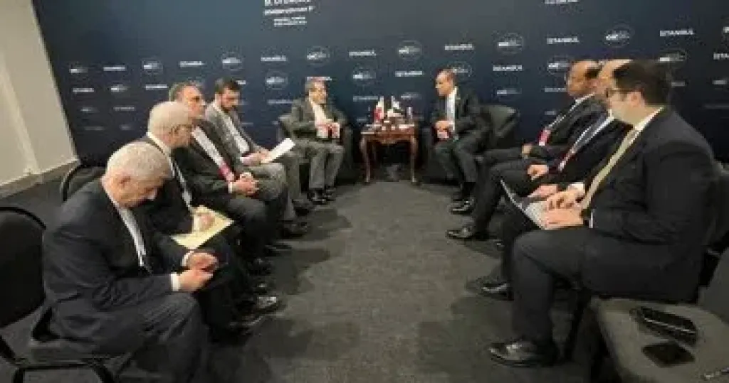 وزير الخارجية المصري ونظيره الإيراني