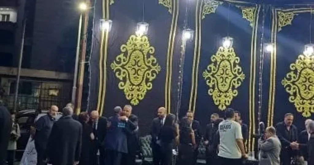 عزاء والد تامر عبد المنعم