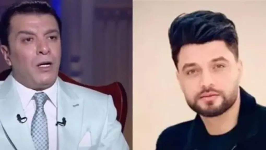 مصطفى كامل والمطرب احمد عامر