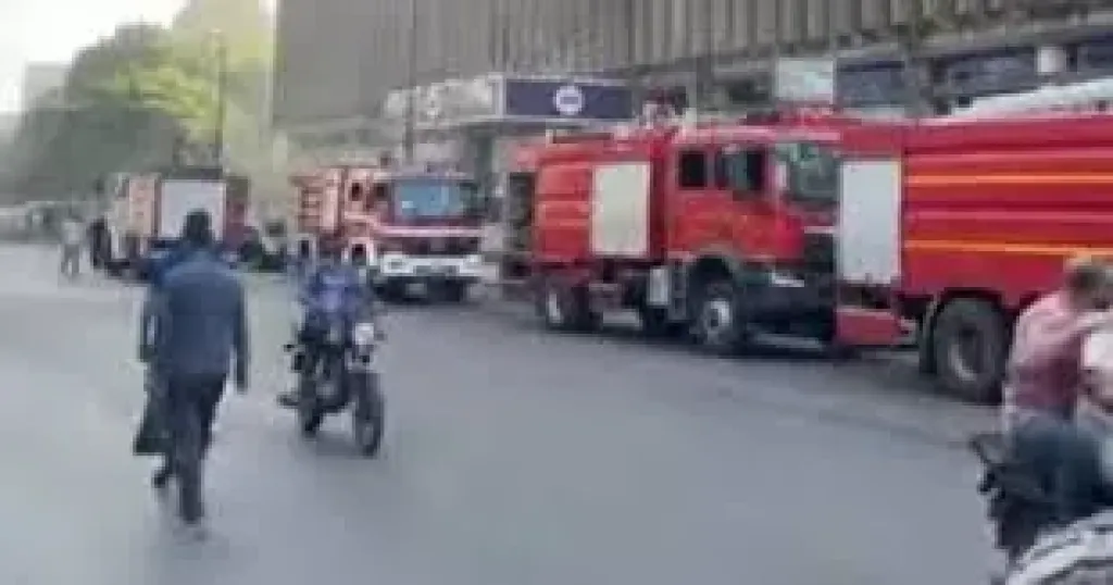 حريق السنترال 
