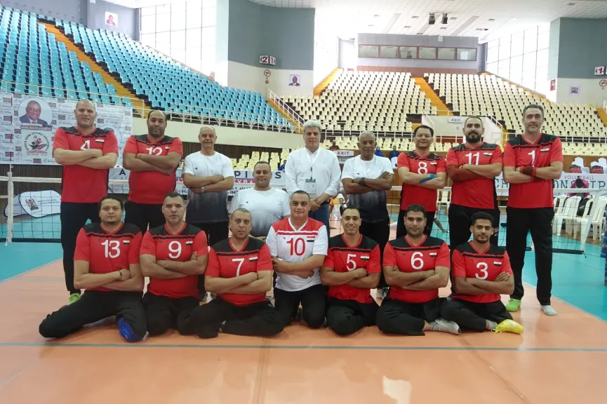 منتخب الطائرة البارالمبي  يفوز على الجزائر 