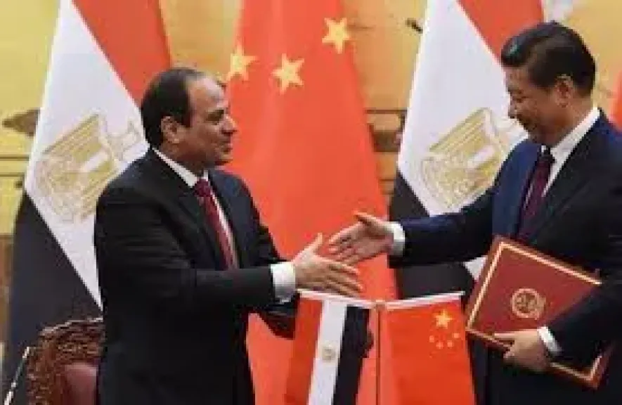 الرئيس السيسي ونظيرة الصيني 