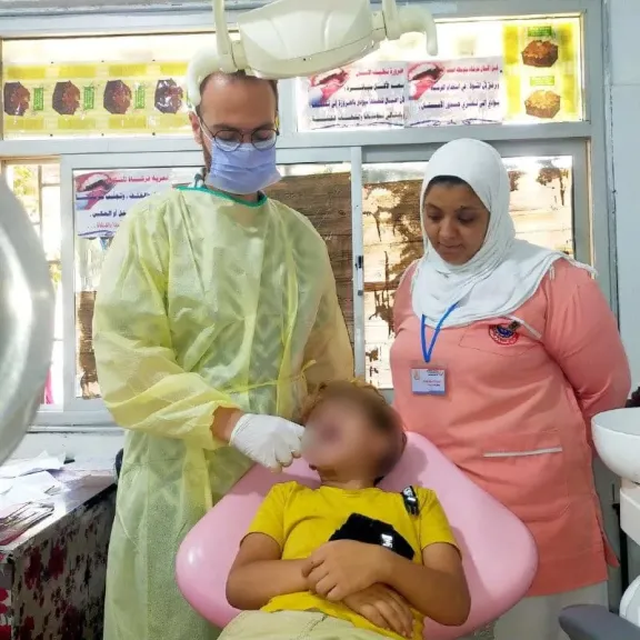 جانب من القافلة 