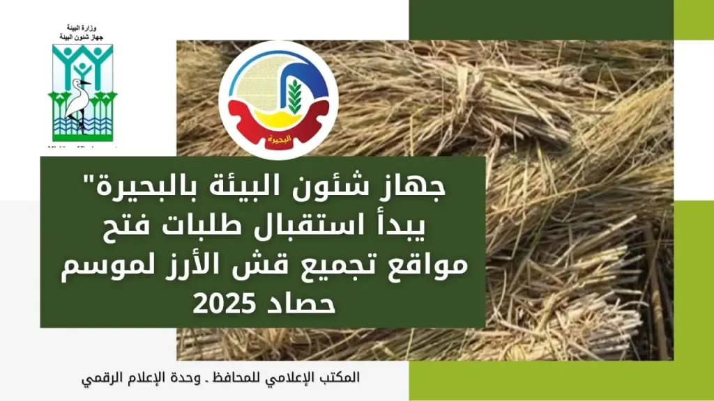 تجميع قش الارز
