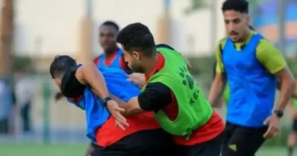 لاعبو المقاولون العرب من داخل معسكر الفريق