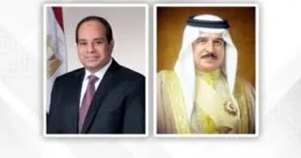 الرئيس السيسي وملك البحرين 