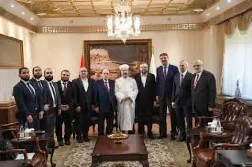 وزير الأوقاف يستقبل رئيس الشئون الدينية التركي