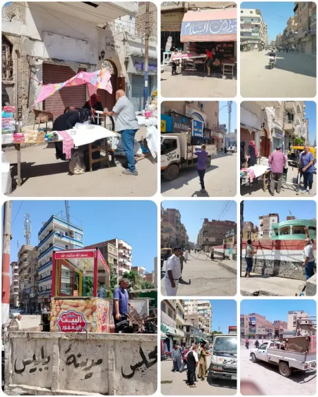 جانب من الازلات والاشغالات 