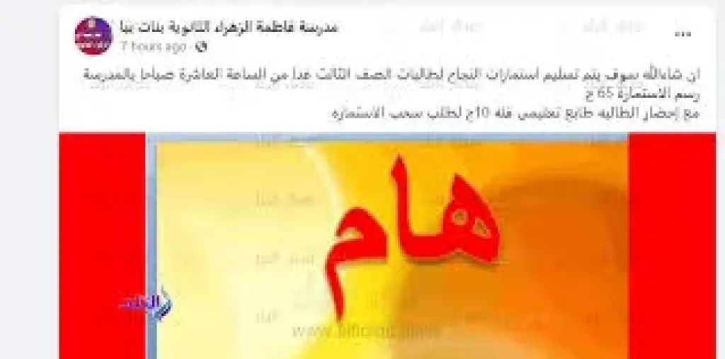 استمارات نجاح