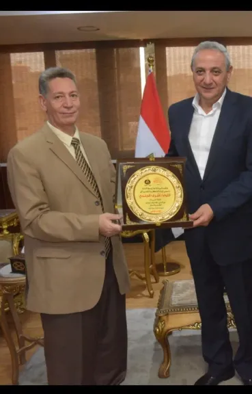 دكتور ياسر غياتى ومحافظ الغربيه 