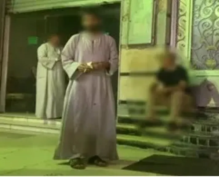 جانب من الواقعة- وزارة الداخلية