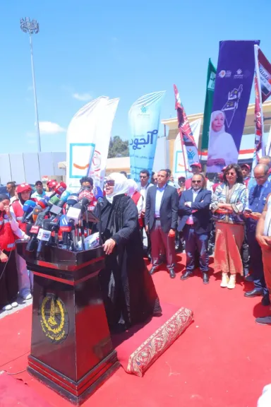 جانب من المؤتمر الصحفى العالمى
