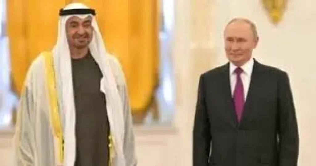 بوتين و محمد بن زايد 