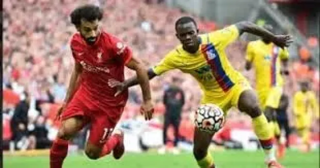 محمد صلاح في مباراة ليفربول ضد كريستال بالاس