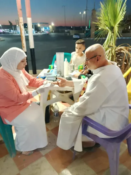 جانب من الحملة
