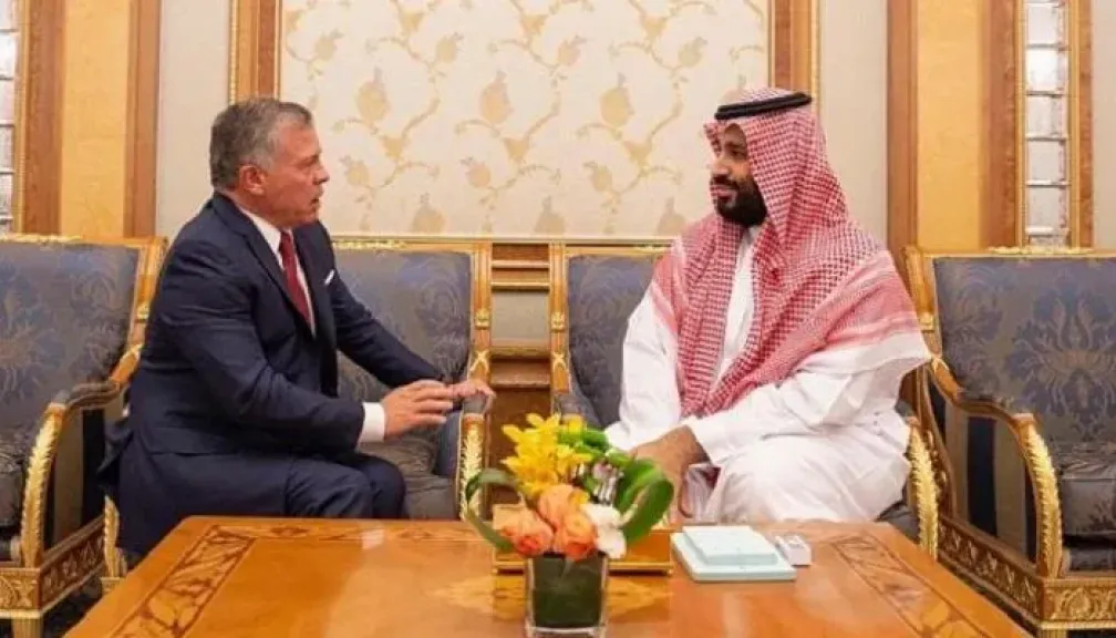 ولى العهد السعودى وملك الاردن