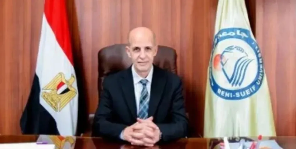 الدكتور طارق على القائم بأعمال رئيس جامعة بنى سويف