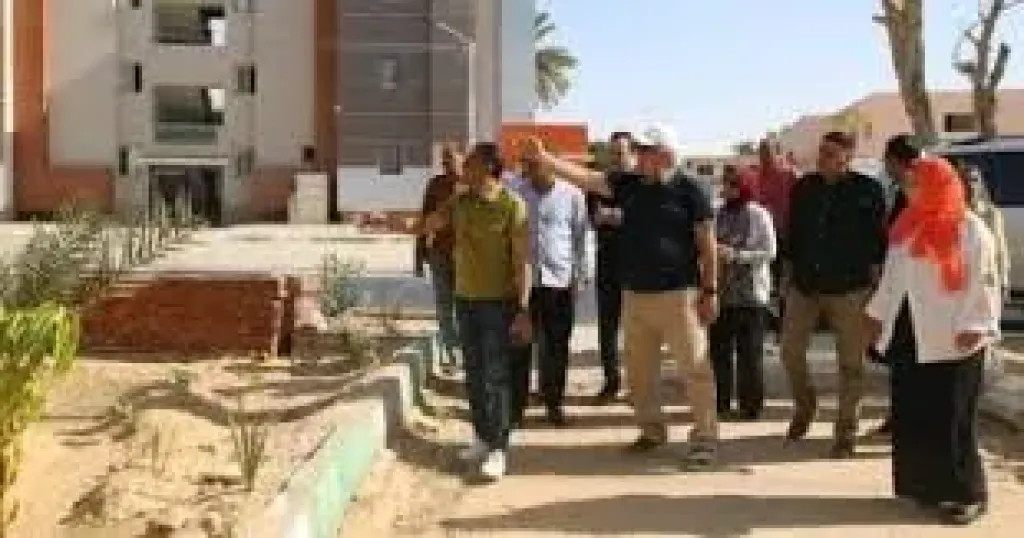 محافظ الوادى الجديد يتابع جاهزية مقر بيوت الطلبة 
