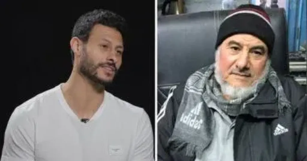 محمد الشناوى ووالده الراحل