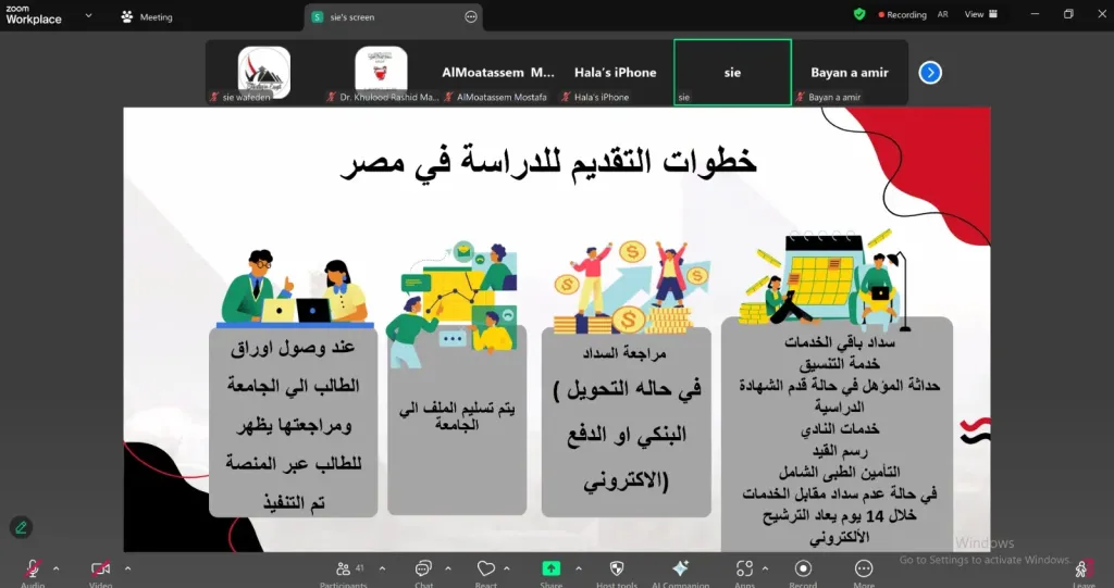 خطوات التقديم للدراسة في مصر للوافدين