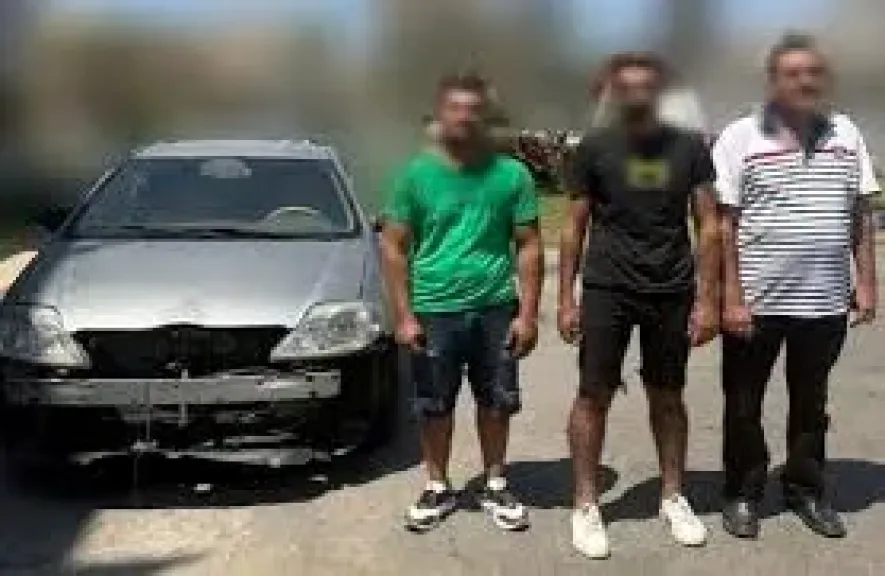 المتهمين باضرام النيران في سيارتين بدمياط